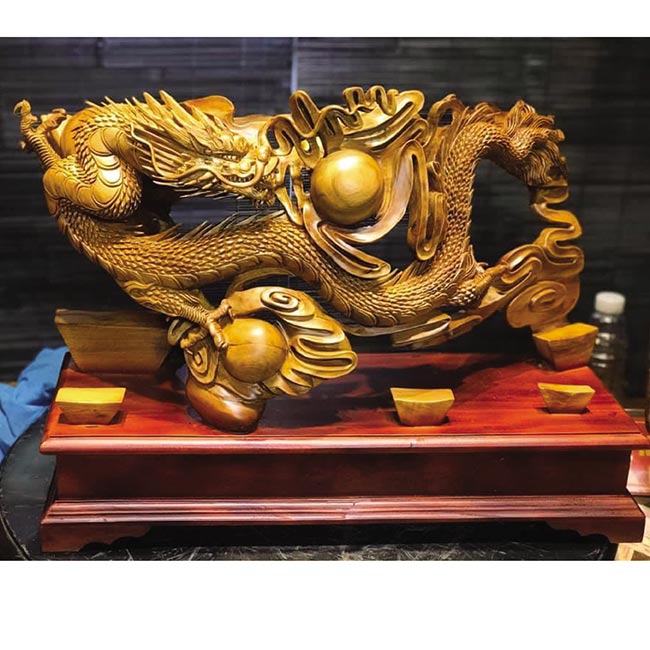 Đồ gỗ trang trí hình rồng
