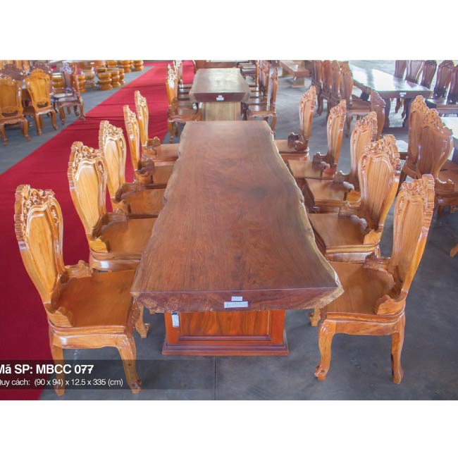 Bộ bàn ăn gỗ hình chữ nhật 28